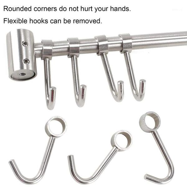 

kitchen wall shelf rail pot pan utensil lid rack storage organizer adhesive 7 hook bathroom shower caddy towel brush #yg1
