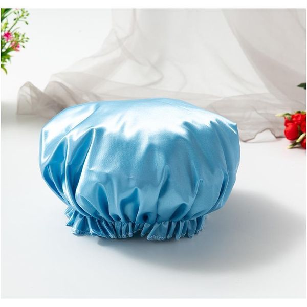 

new monochrome two layer make up shower cap cover kitchen oil fume head cover new monochrome f wmthbe