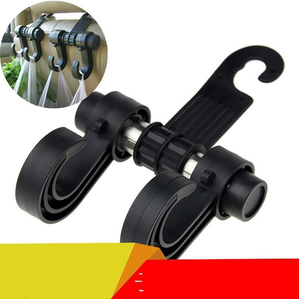 

automobile hook multi function stainless steel vehicles backrest black double hooks new pattern 0 67zj j2