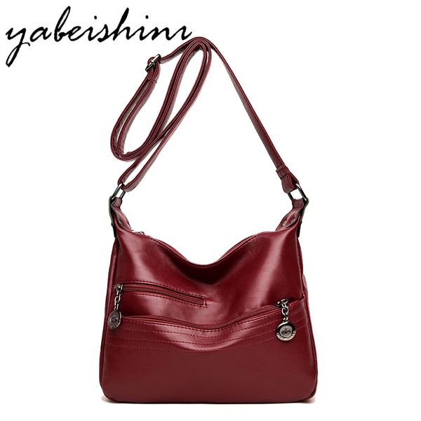 

luxury handbag designer shoulder bag leather sheepskin ladies shoulder bag messenger solid color durable