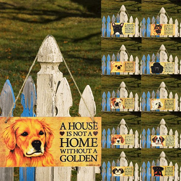 

tags rectangular wooden pet sign dog accessories lovely friendship hanging rustic plaques door wall home decoration