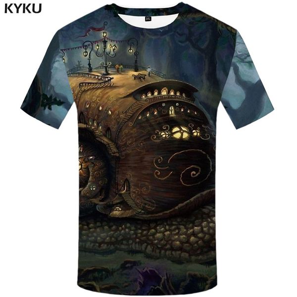 

bear men animal punk rock black cool summer 3d print shirts kawaii hippie hentai men clothing