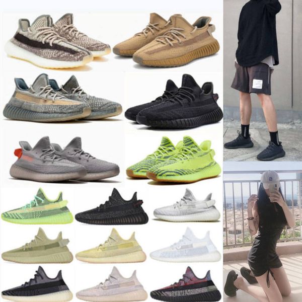 

west kanye sulfur israfil abez eliada tie-dye transparent reflective men women sneakers zyon cloud white belgua zebra bred running shoes