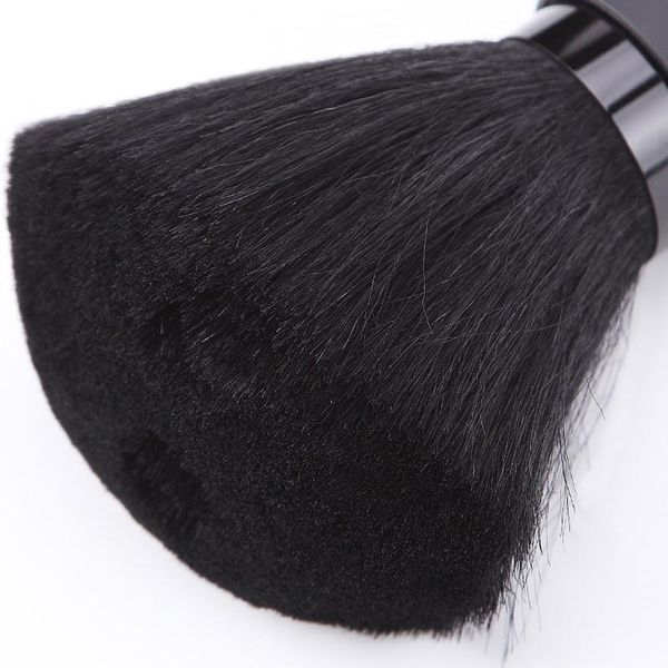 

professional black soft neck face duster brushes fibres bristle stylist barber hairbrush salon hair cut cosmetic tools tslm1 bbyyzi, Silver