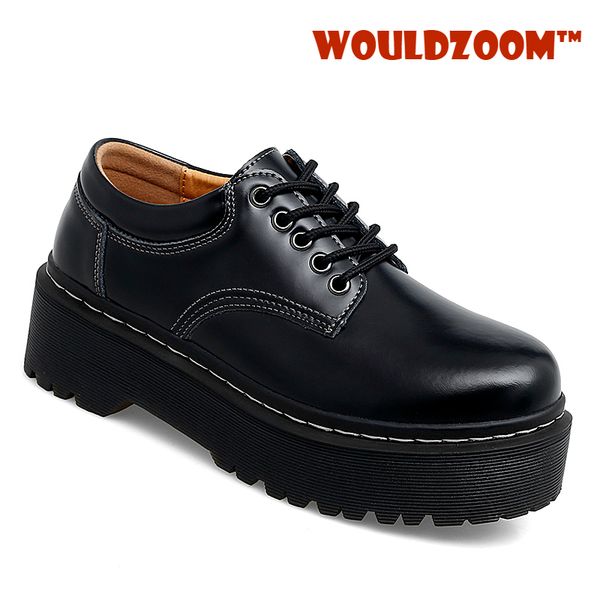 

2020 winter doc ankle martins boots women black platform 5cm waterproof genuine leather boots dr motocyle boot plus size shoes 1026