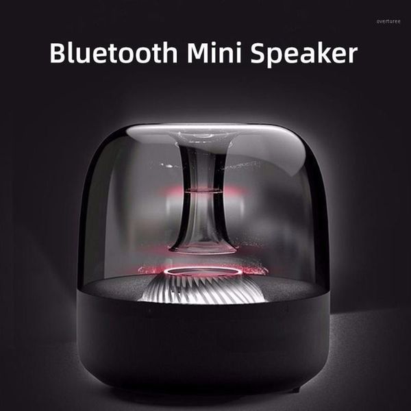 

portable speakers colorful night light wireless bluetooth speaker subwoofer mini transparent lamp support tf card u disk usb charging1