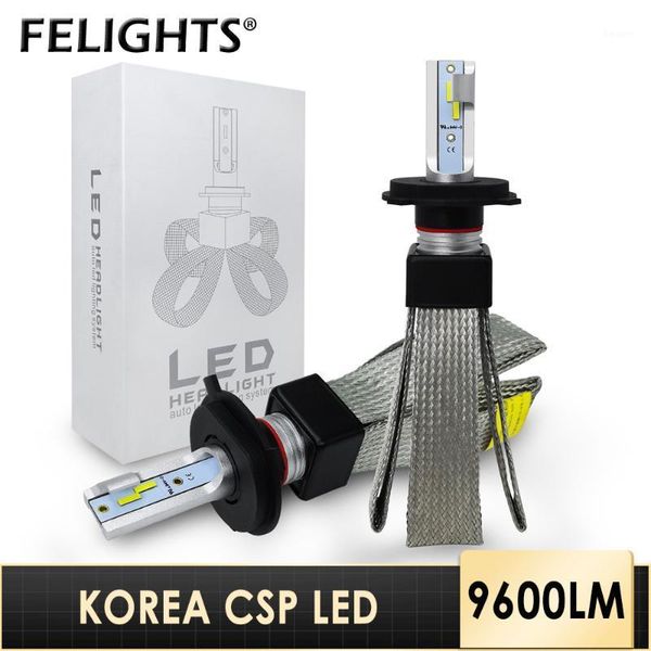 

car headlights 2x lights led h4 h7 h11 h1 h3 h13 880 headlight bulb 9005 9006 9007 h27 3 4 auto lamp csp chip automotivo 24v 6000k1
