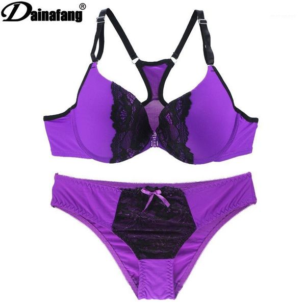 

bras sets fashionable spring and summer underwear seamless button front lingerie set push up bra female sets1, Red;black