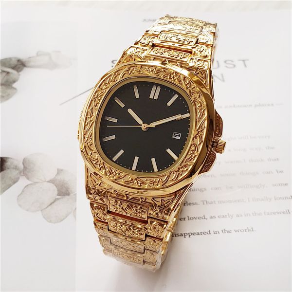 

pp retro designer watches swiss patek brand watch mens luxurious waterresistant wristwatch waterproof quartz timepieces nautilus aaa watch, Silver