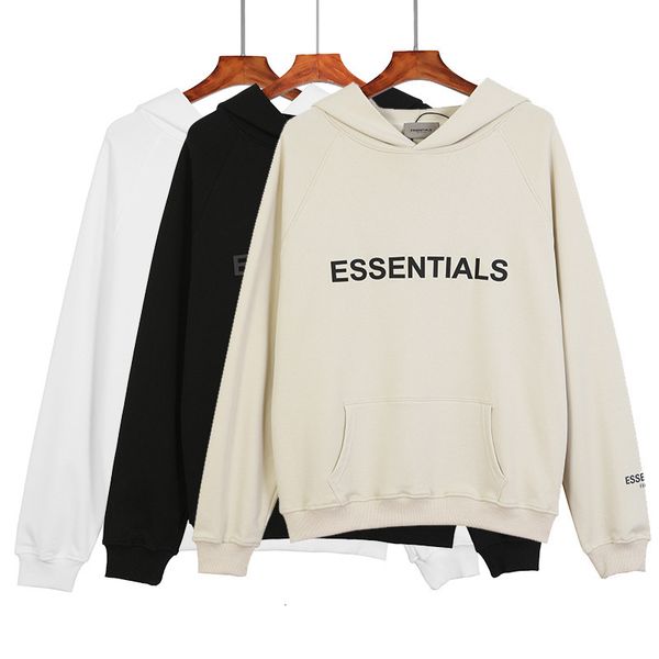 

fear of coat hoodie essentials new multi letter sweater line chest reflective god fog ewudu, Black