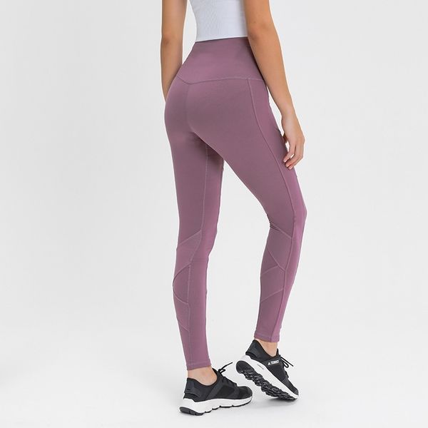 

nwt patchwork workout yoga pants fitness gym leggings gym tummy control legggings nylon high waist squat proof tights 201103, Black