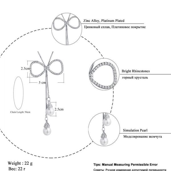 

ravimour simulated pearl choker necklaces for women silver color chain long necklace pendant jewelry accessories tren qylrsn, Black;brown