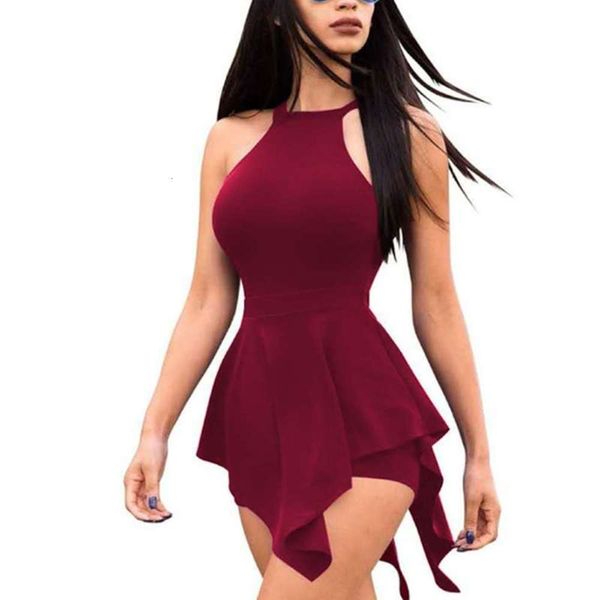 

2 tights fake 2019 pieces open back short jumpsuit bandage pants, Black;gray