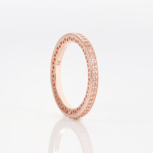 

s925 sterling silver ring single row diamond ring with original box fit pandora wedding ring engagement jewelry for women