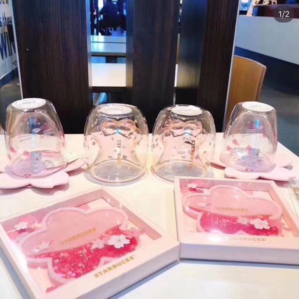 

wholesale starbucks cat paw mug cat-claw coffee mug starbucks limited eeition cat foot cup sakura 6oz pink double wall perfume bottle