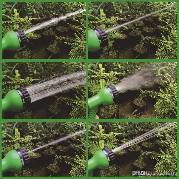 

retractable 50ft water hose set with multi-function water gun easy use house garden washing expandable hose set dh0755-1 t03