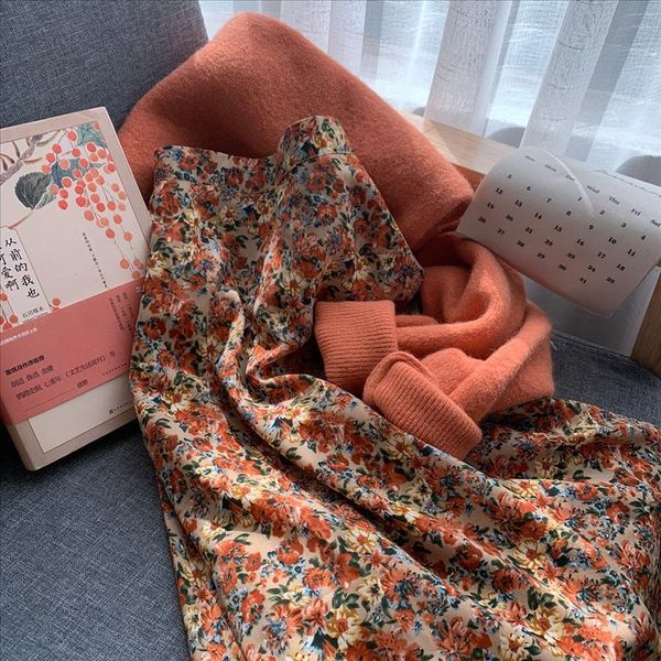 

шифон a-line юбка женщин плюс размер цветочные принты длинные плиссированные юбка mujer maxi beach лето 2020 старинные элегантные saia longa, Black