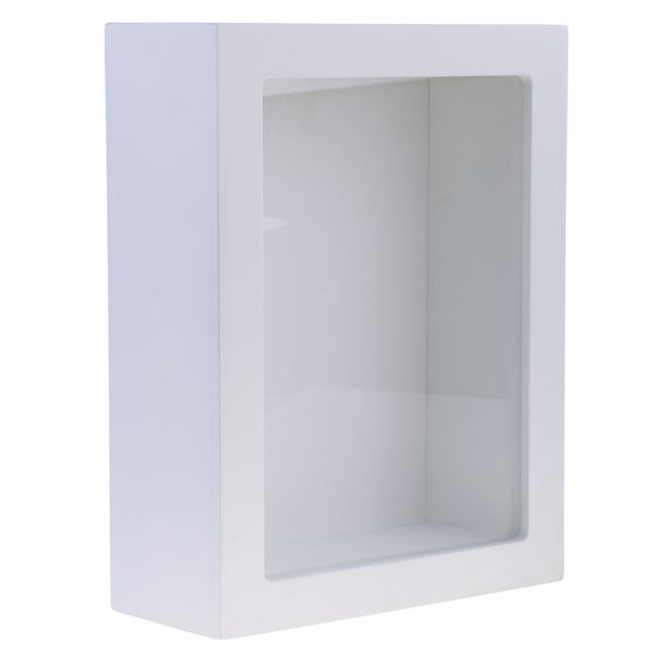 

3d modern wood glass picture p frame specimen artwork holder home decor