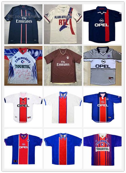 

90 92 retro paris anelka okocha weah soccer jersey 06 07 12 13 93 94 95 96 98 99 ibrahimovic classic football shirt, Black;yellow