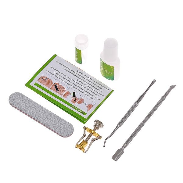 

ingrown toenail correction kit toenail treatment nail glue toenail straightening patch pusher lifter recover foot correction tool
