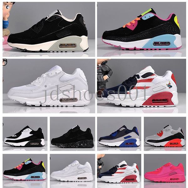 

sale kids sneakers presto 90 shoe children sports chaussures pour enfants trainers infant girls boys running shoes size 28-35 q32y9, Black