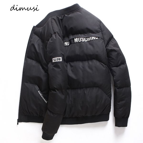 

winter mens jacket casual man cotton warm parkas coat outwear windbreaker thermal slim fit baseball jackets mens clothing, Black;brown