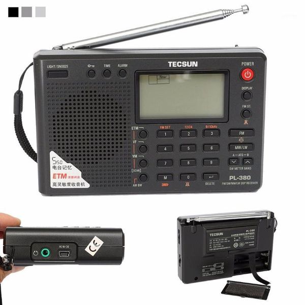 

pl-380 dsp pll fm mw sw lw digital stereo radio world-band receiver 3 colors 7 tuning mode selectable 135x86x29mm1