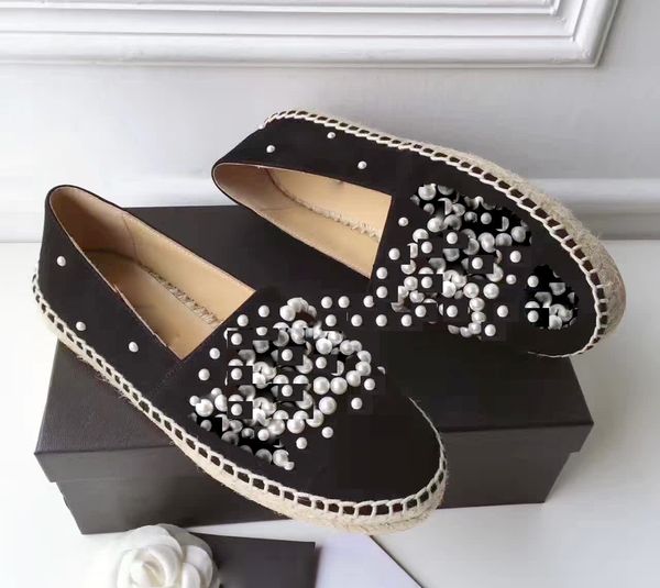 

espadrille bee designer shoes new ace embroidered white bl genuine leather mules princetown 2 soled ca women casual shoes sandal, Black