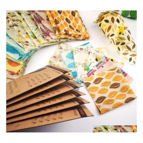 

reusable beeswax food wrap beeswax packaging outdoor picnic biodegradable storage wrap food fresh keeping covers kitc qylwnm bwkf
