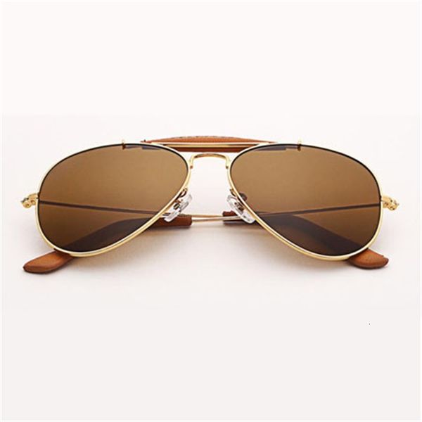 

designer new pilots sunglasses men's women brand designer driving eyewear uv400 lenses 3422 sunglass with box case, White;black