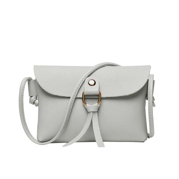 

women fashion solid cover tassels cross body bag shoulder bag shoulder leather crossbodybags bolsas feminina#75