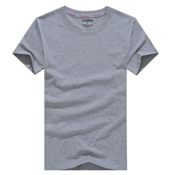 

2021 new t-shirts male men summer tee shirt plain cotton short tees 48ei, White;black