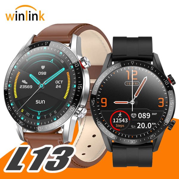 

wechat l13 bluetooth smart watch msage reminder heart rate prsure blood oxygen monitoring br