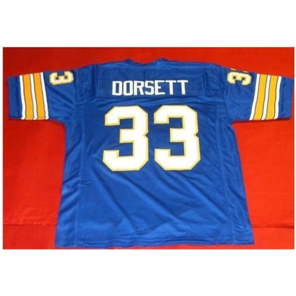 

vintage custom 121 retro blue #33 tony dorsett pittsburgh pantherss college football jersey size s-4xl or custom any name or number jersey, Black