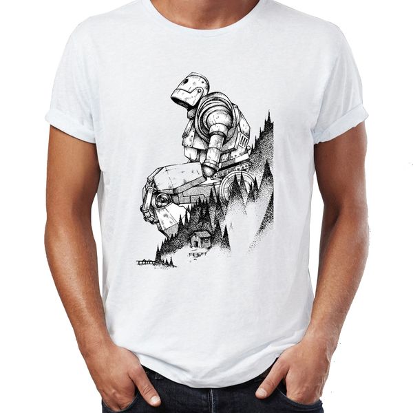 

men's t shirt iron giant the gentle giant artsy awesome artwork printed tee sport hooded sweatshirt hoodie