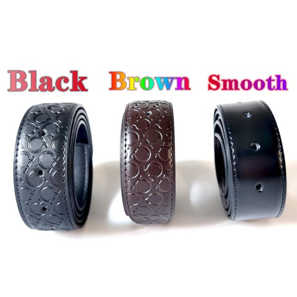 

belts for jeans luxury design women fashion print or smooth belt 3.5cm 6 combination red box size 105-125cm280u, Black;brown