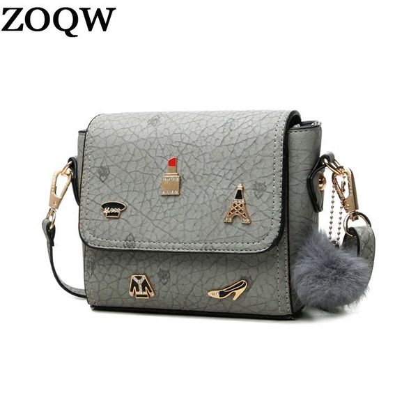 

zoqw fashion pu leather crossbody shoulder bag female mini women messenger bags ladies handbag designer bolsa feminina wyq1299