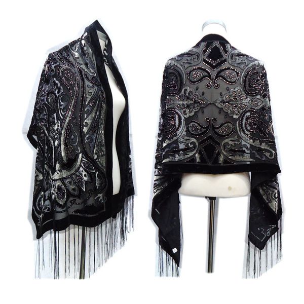 

new glitter queen crown velvet burnout scarf poncho women hijab shawl women soft shinning wedding banquet pashmina, Blue;gray