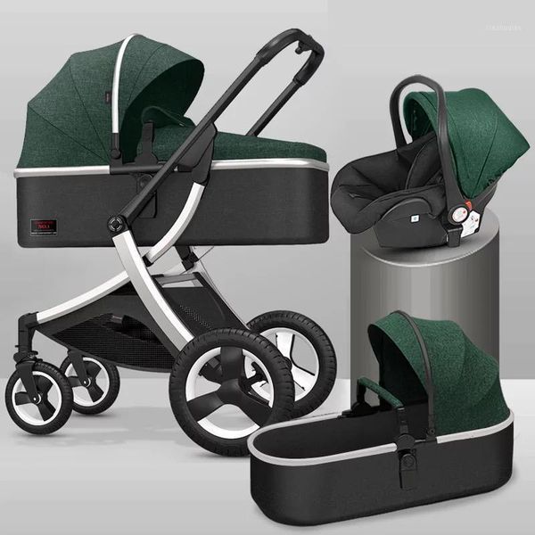 

strollers# baby stroller 3 in 1,poussette,kinderwagen,coches de ,baby stroller,baby 1 with car seat, travel fold parm1