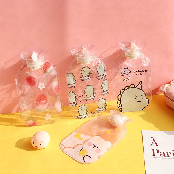 

350ml water bottle injection hand warmer portable warm baby warm quilt pvc warm water bottle bag vtky2350