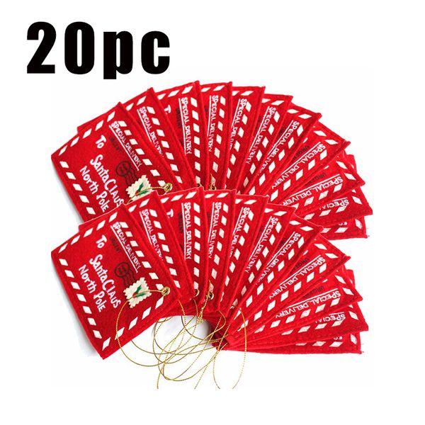 

decorative non-woven card tree envelopes christmas pendant santa ornaments embroidery envelope holiday decoration