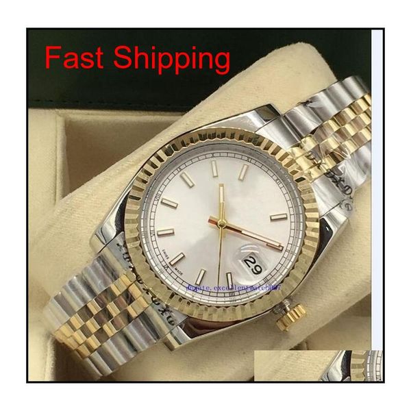 

2018 new luxury men's watch matic movement stainless steel strap sapphire crystal qylirq dh_seller2010, Blue;white