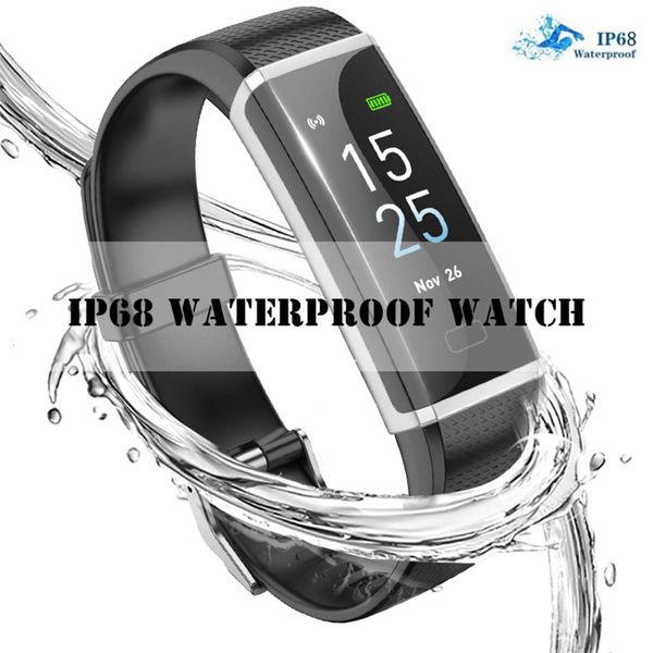 

2019 new health wristband, male, female, sports activity monitoring, information, heart rate, waterproof ip68, smart watch