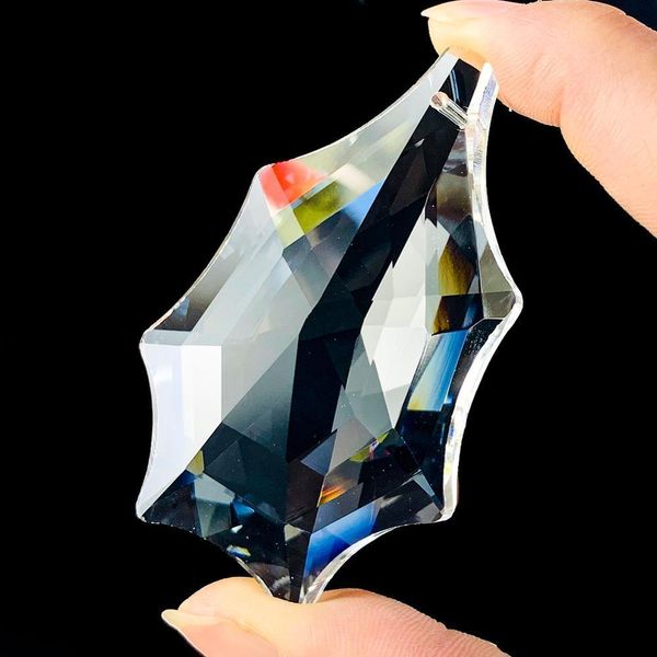 

2 5pcs 65mm clear crystal spider web shaped prism faceted cut pendants sun catcher for chandelier lamp lighting jewelry project h bbyerq