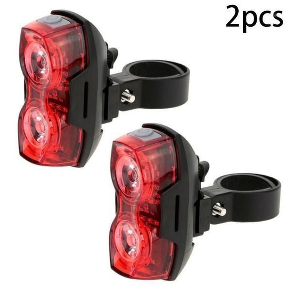 

2led bright cycling bicycle bike safe rear tail flashing back light warning lamp parallel/vertical type1