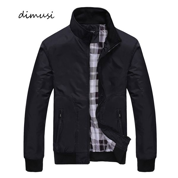 

dimusi spring autumn men's bomber casual male outwear windbreaker thin jackets fashion mens baseball slim coats,ya962 c1018, Black;brown