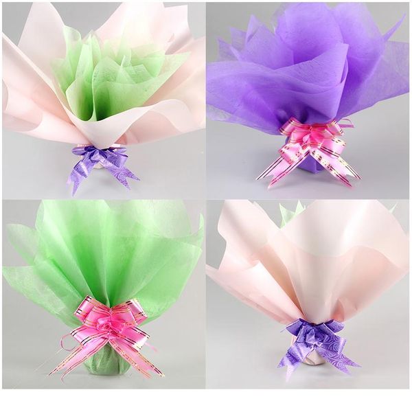 

40sheets/lot 50*50cm colored wrapping paper for diy wedding flower decor fruit packing gift packing cott bbylec
