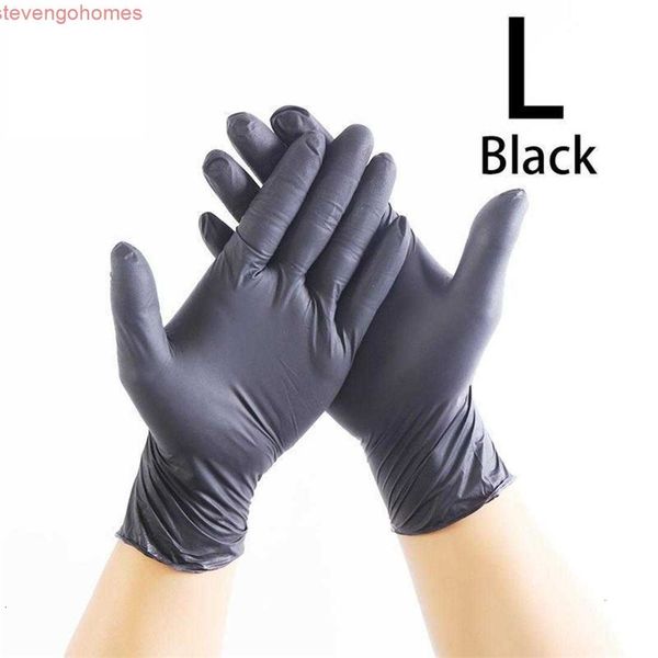 

factoryn458microblading disposable nitrile real latex home food 100pcs/box laboratory cleaning rubber glov 8iz8