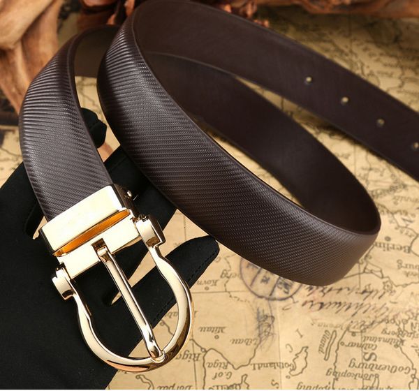 

designer new arrival men belt brand designer 100% genuine leather strap fashion belts for men ing, Black;brown