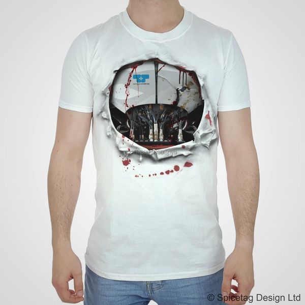 

cyborg damage robot costume ripped effect horror movie halloween tshirtcool casual pride fashion sport hooded sweatshirt hoodie t shirt